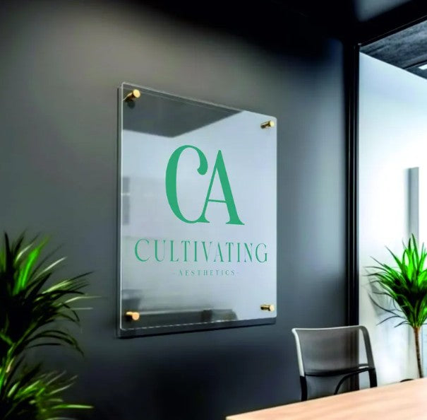 Custom Acrylic Business Logo Sign