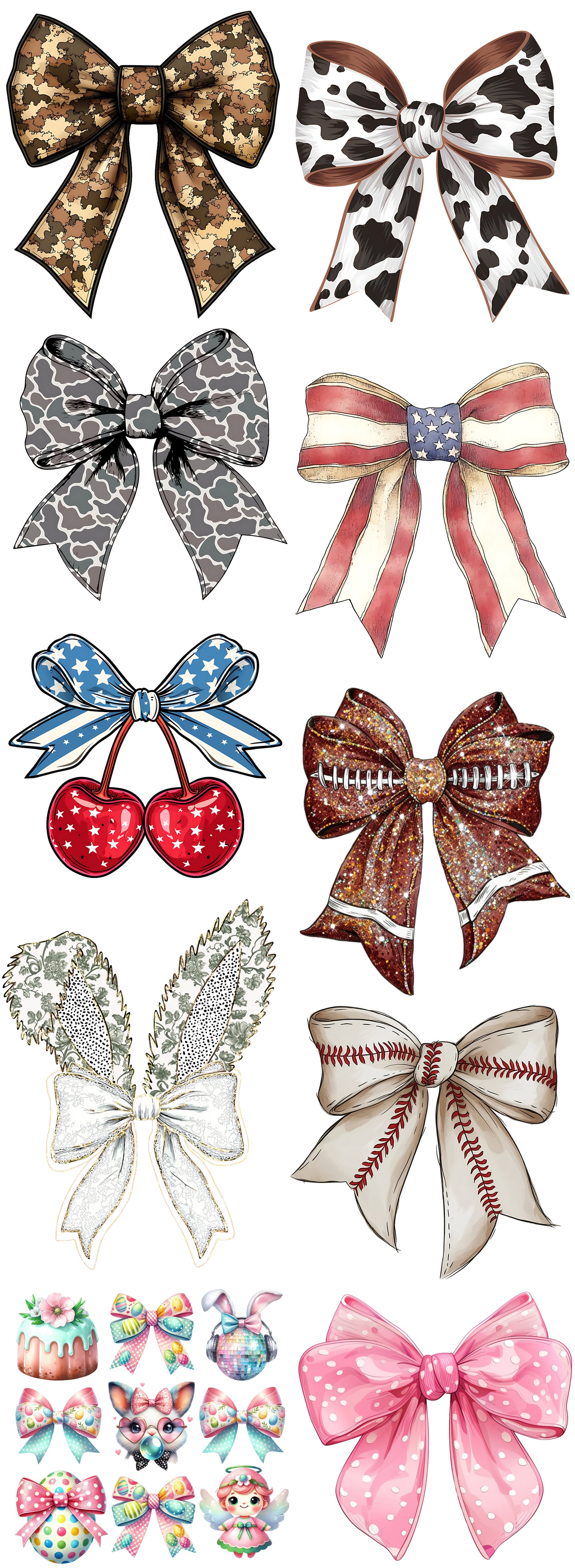 Coquette 3 60 inch Premade gang sheet