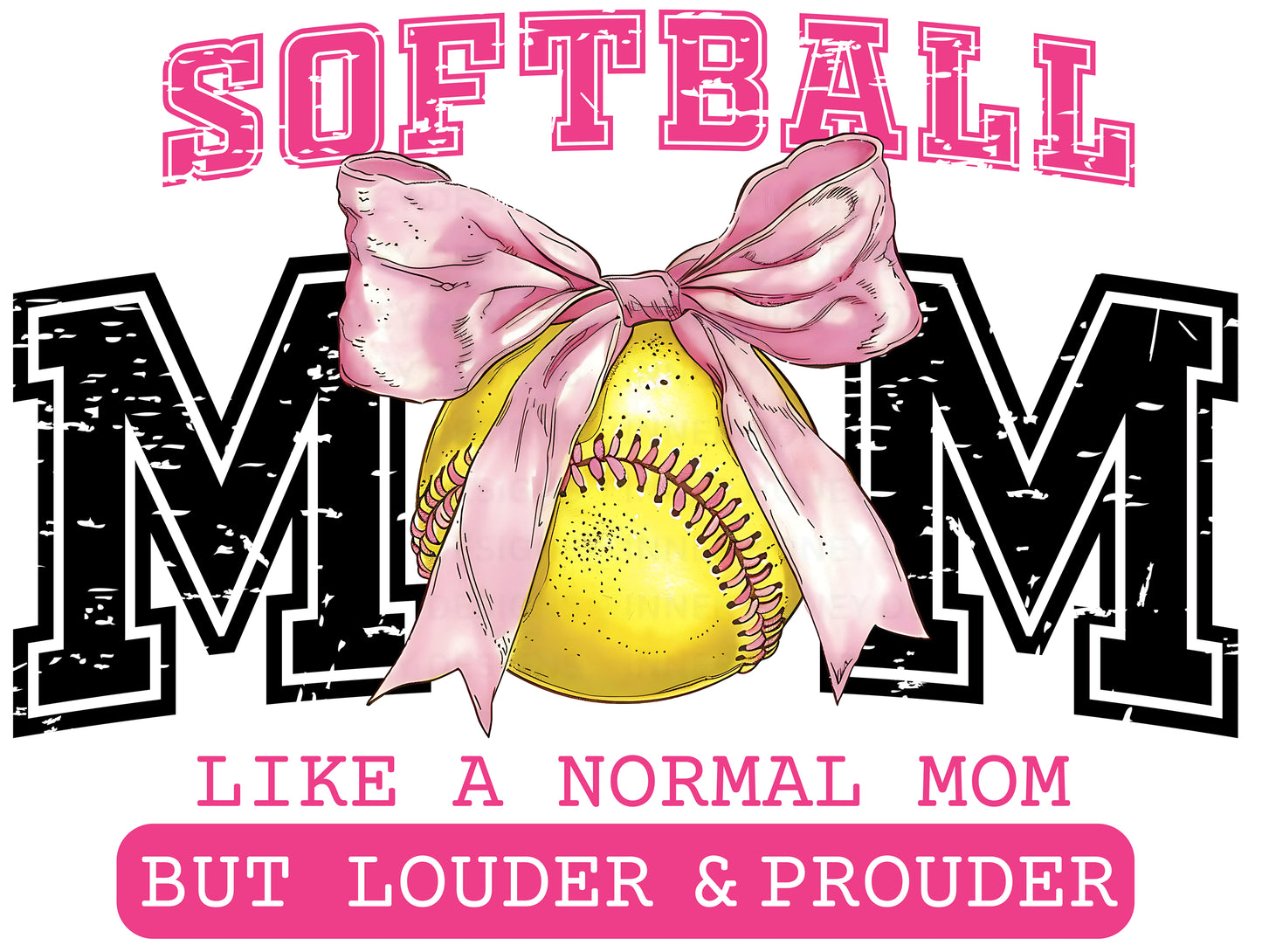 SB-12 Pink Softball Mom