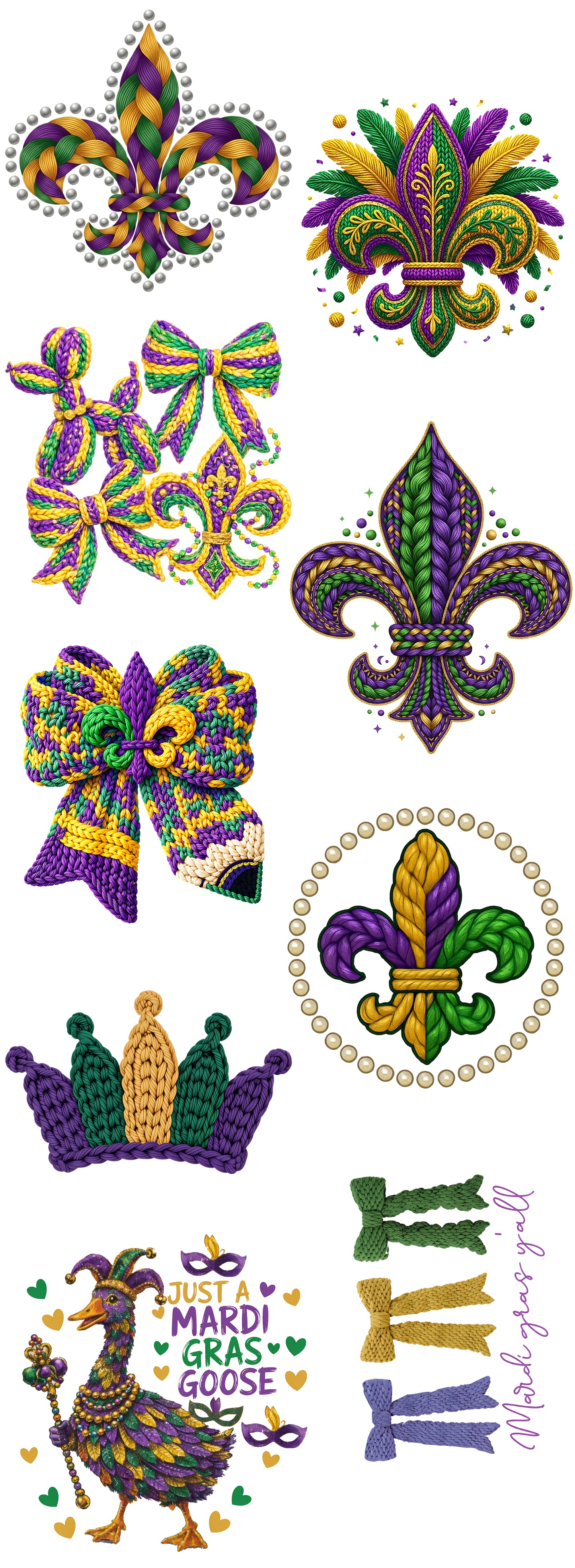 Mardi Gras Gangsheet