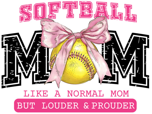 SB-12 Pink Softball Mom